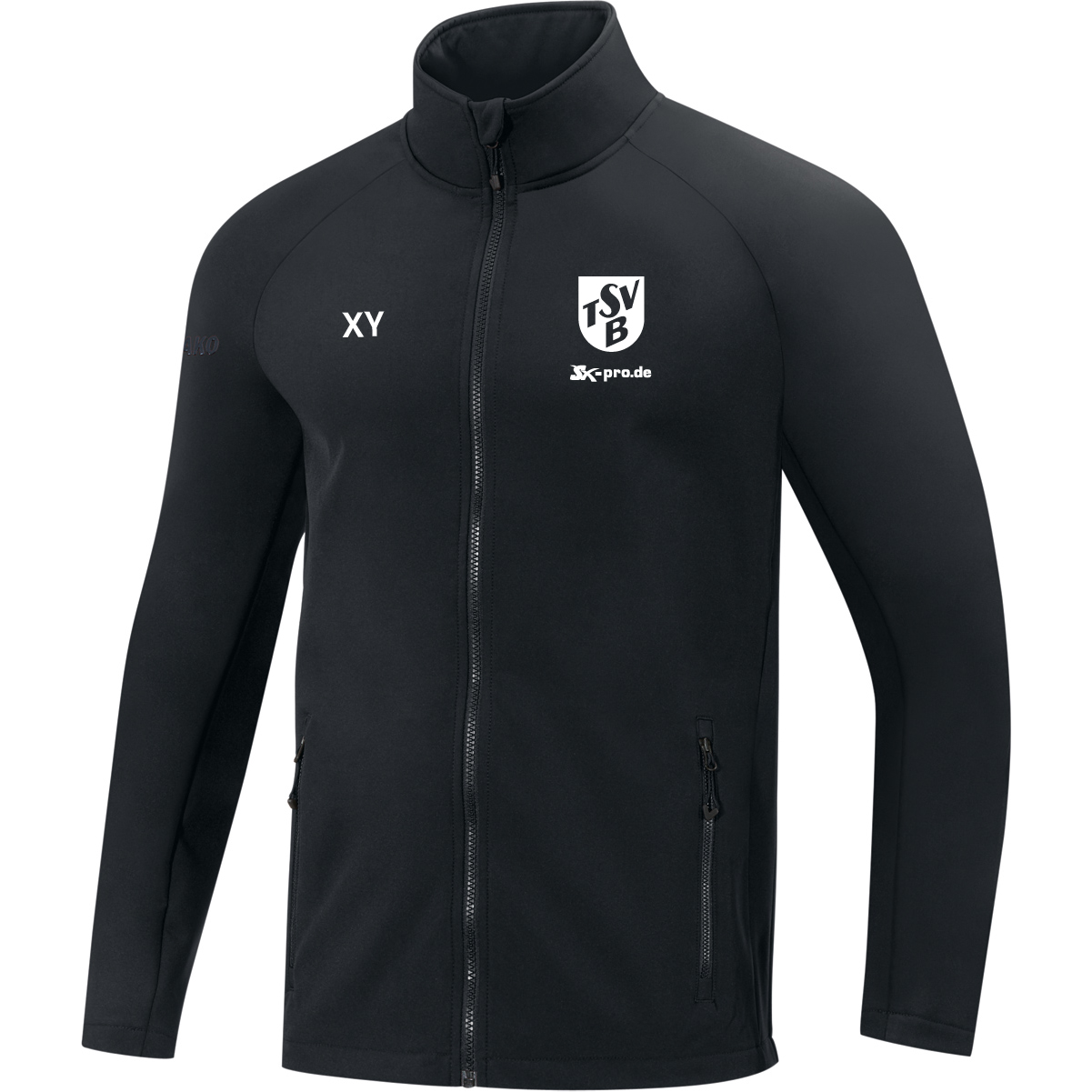 JAKO Softshelljacke Team inkl.Wappen (Initialen optional)