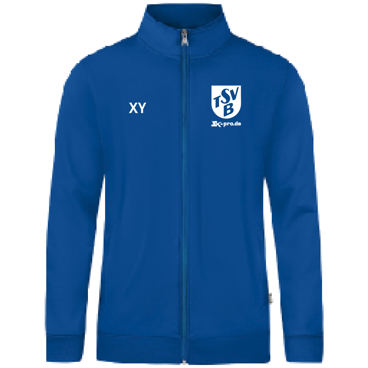 JAKO Sweatjacke Doubletex inkl.Wappen und Vereinsname (Initialen optional)