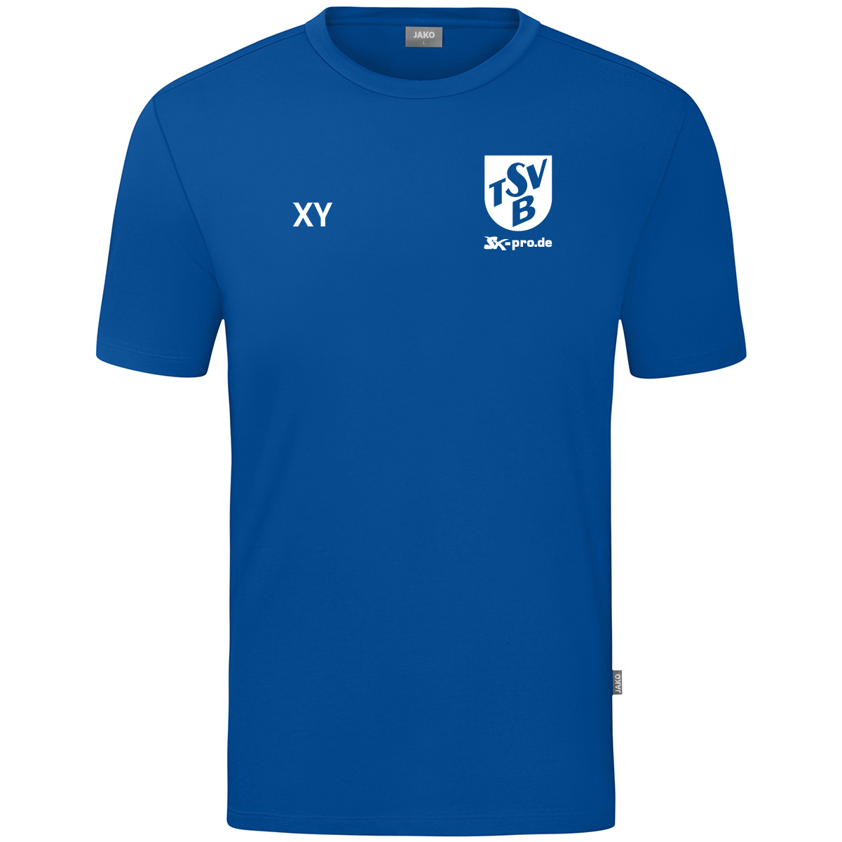 JAKO T-Shirt Organic  inkl.Wappen und Vereinsname (Initialen optional)