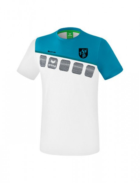 erima 5-C T-Shirt inkl. Wappen und Vereinsname (Initialen optional)