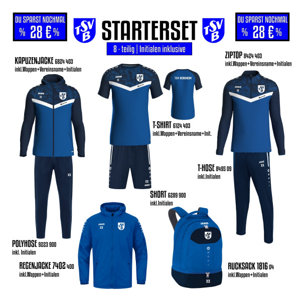 % STARTER-SET Kinder % inkl. Wappen, Vereinsname und Initialen